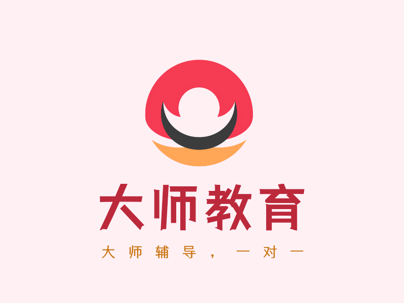 大师教育LOGO模板