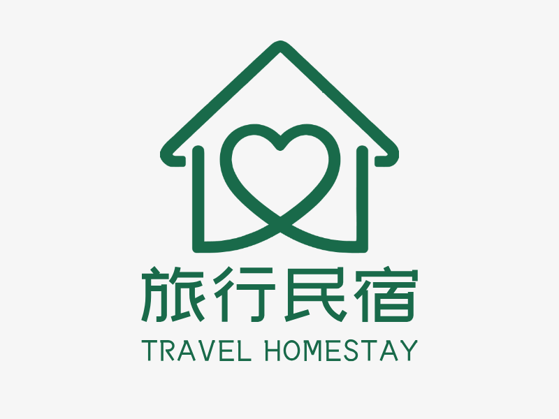 旅行民宿LOGO模板
