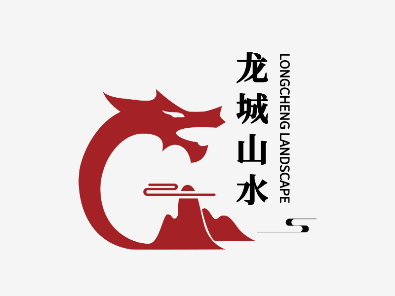 龙城山水LOGO模板