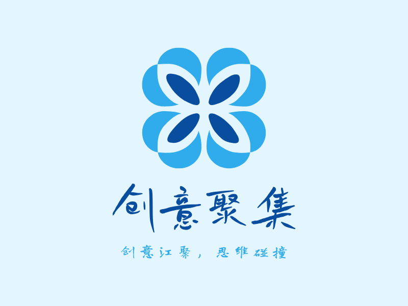 创意聚集LOGO模板