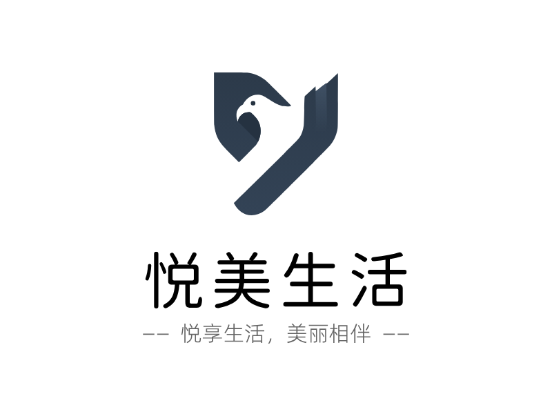 悦美生活LOGO模板