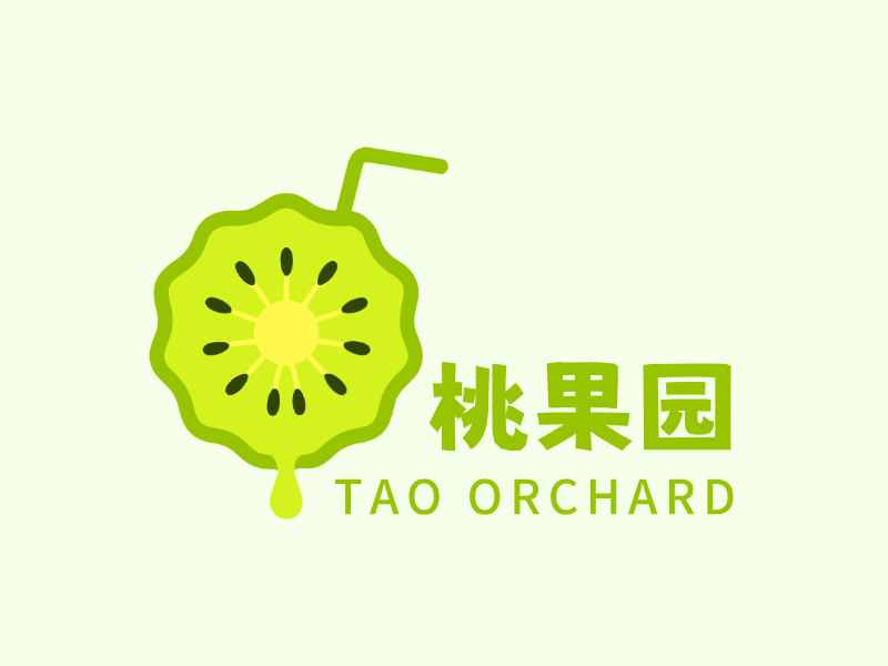 桃果园LOGO模板