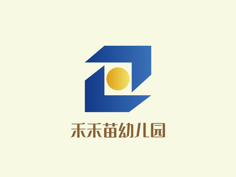 禾禾苗幼儿园LOGO模板