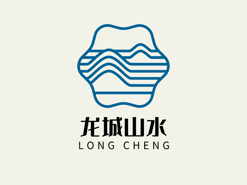 龙城山水LOGO模板