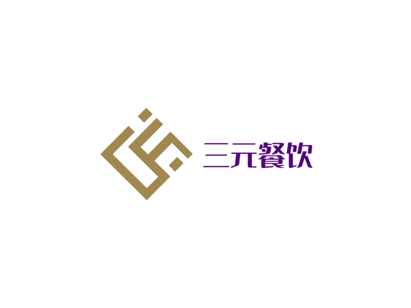 三元餐饮LOGO模板