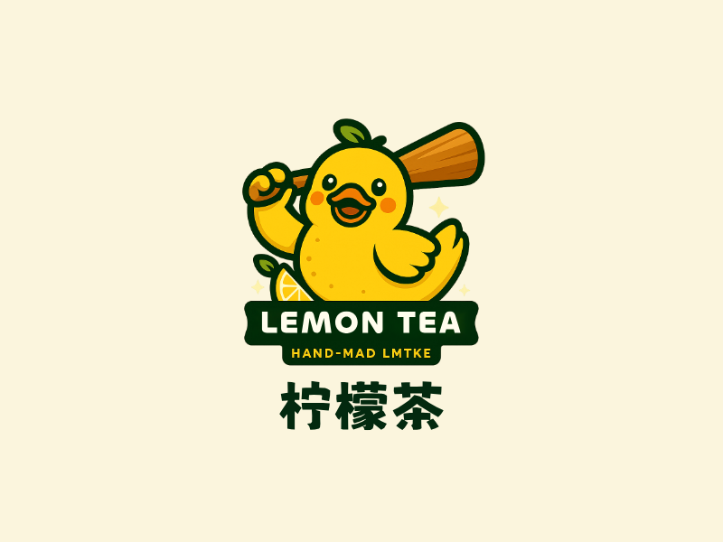 柠檬茶LOGO模板