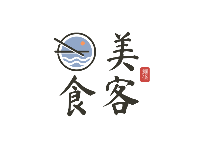 美
食客LOGO模板