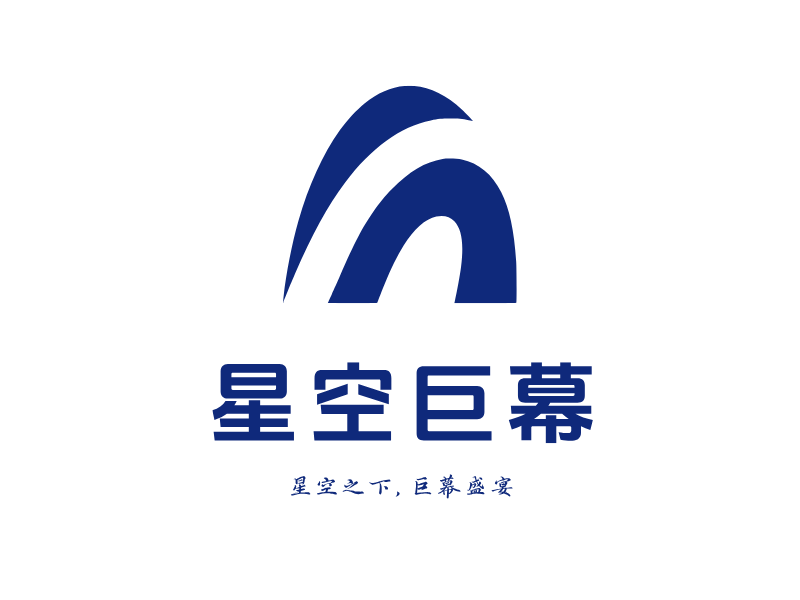 星空巨幕LOGO模板