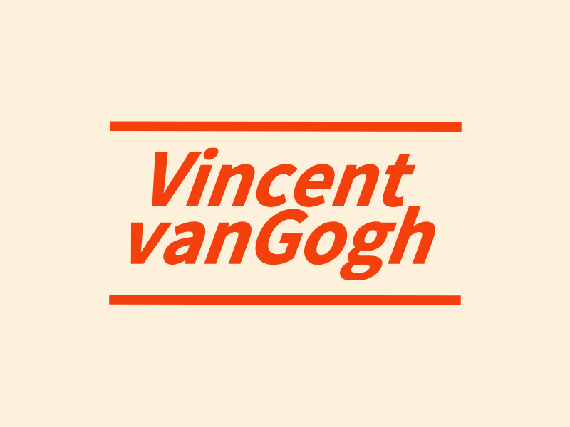 Vincent 
vanGoghLOGO模板