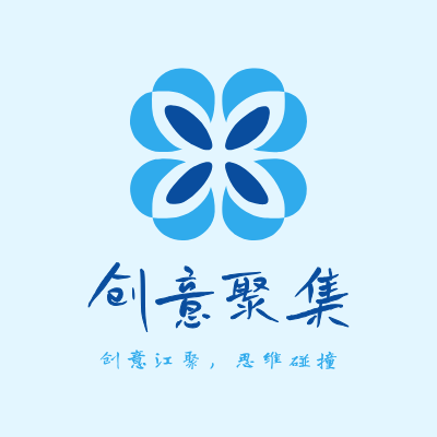 创意聚集LOGO模板