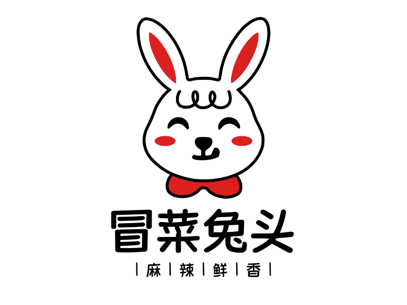 冒菜兔头LOGO模板