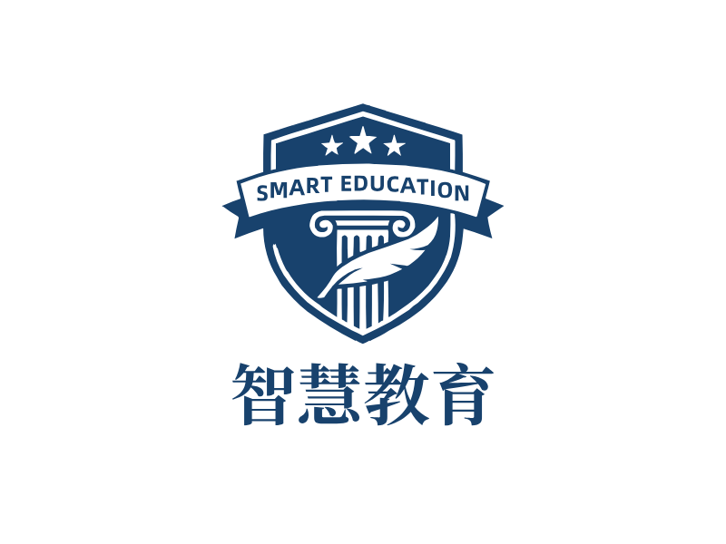 智慧教育LOGO模板