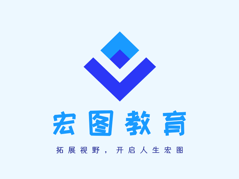 宏图教育LOGO模板