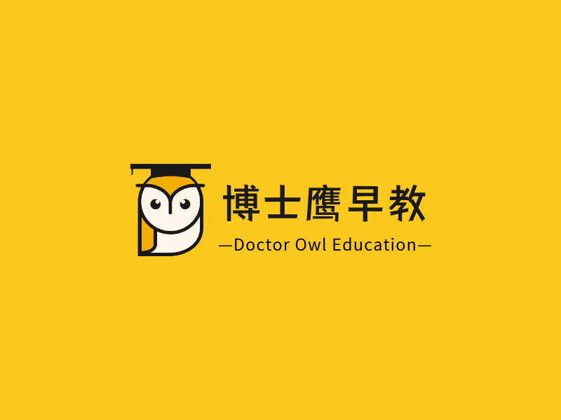博士鹰早教LOGO模板