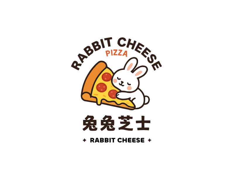 兔兔芝士LOGO模板