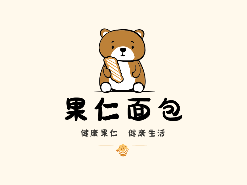 果仁面包LOGO模板