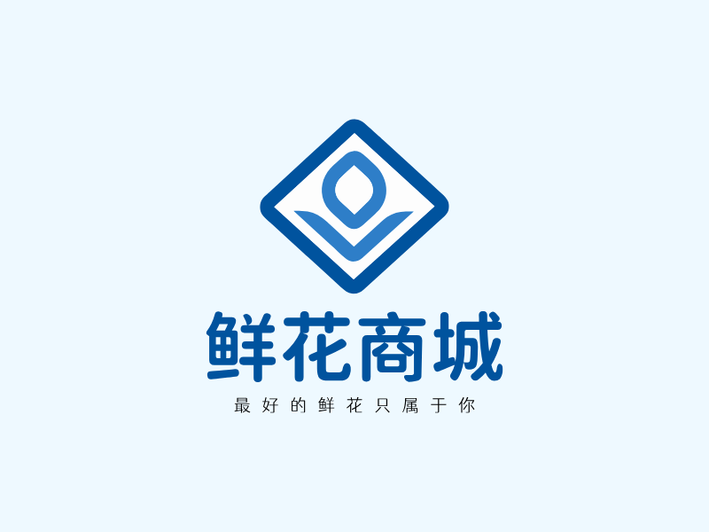 鲜花商城LOGO模板