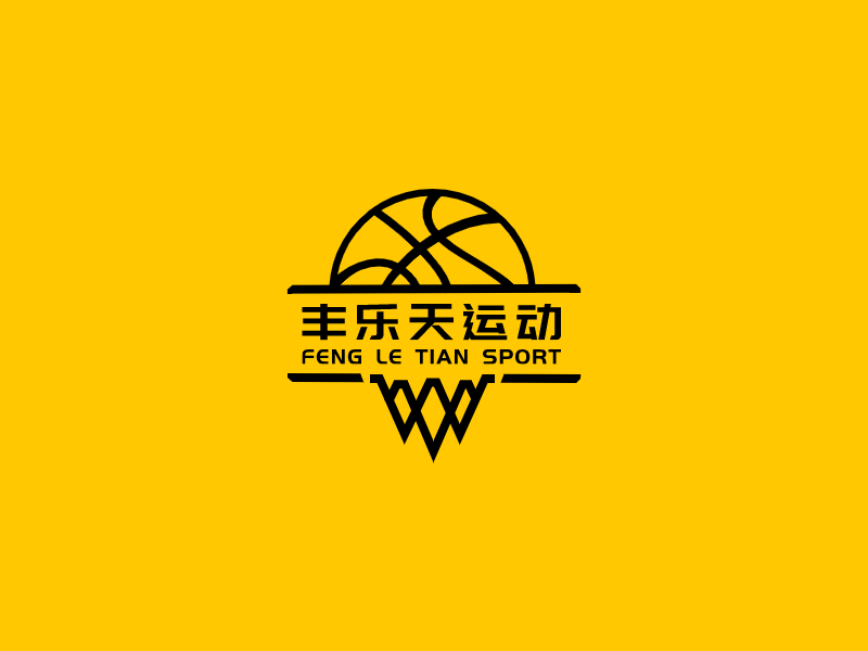 丰乐天运动LOGO模板