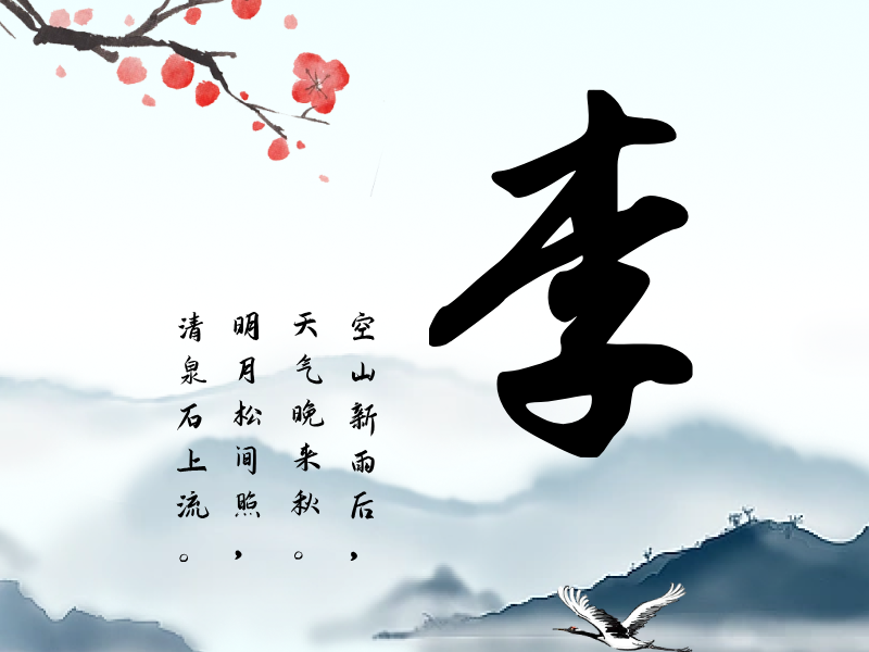 李LOGO模板
