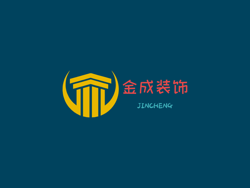 金成装饰LOGO模板