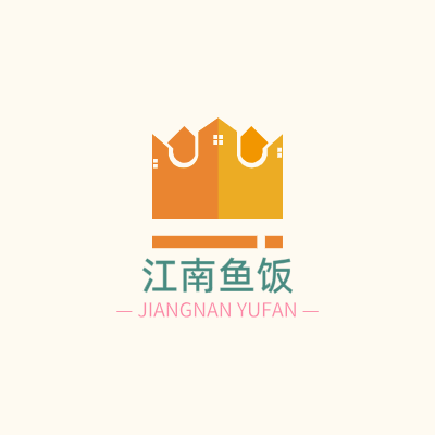 江南鱼饭LOGO模板