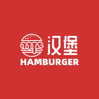 汉堡LOGO模板