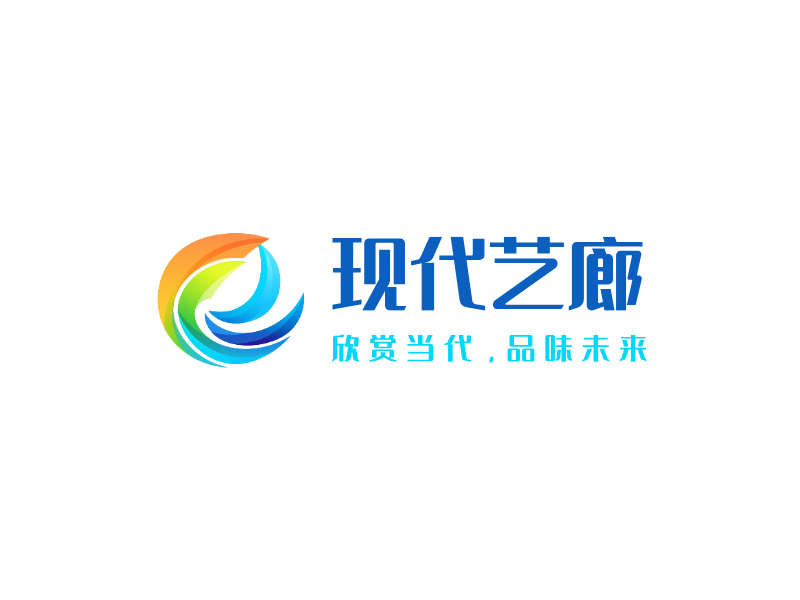 现代艺廊LOGO模板