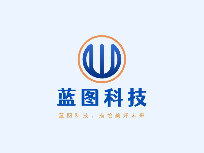 蓝图科技LOGO模板