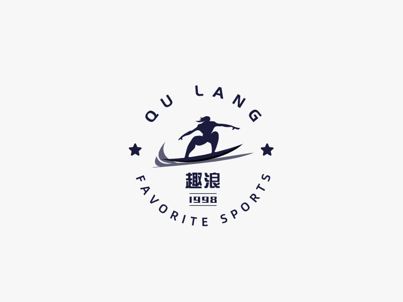 趣浪LOGO模板